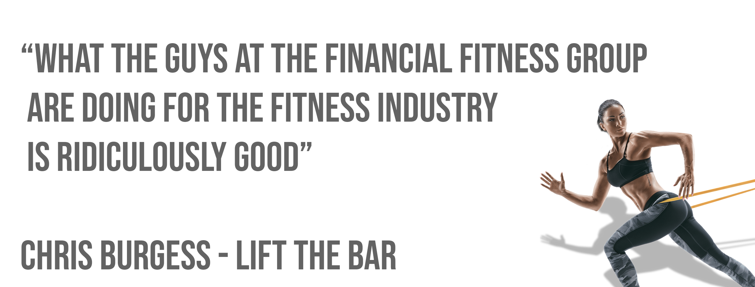 Lift The Bar Testimonial for The Financial Fitness Group